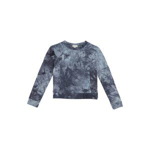 Appaman Boys Feature Crew Neck Sweatshirt Pewter Tie-Dye 2T